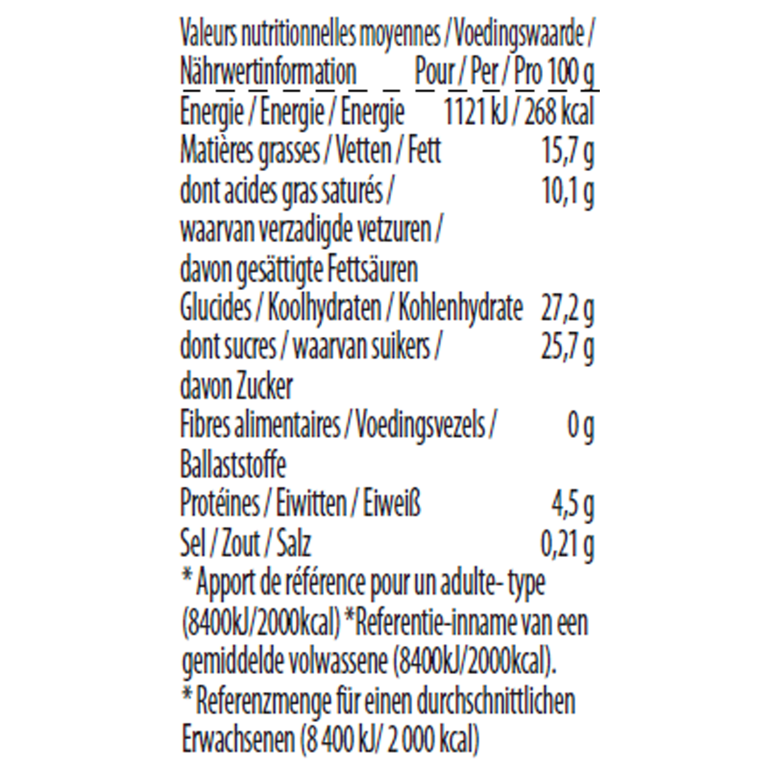 dulce de leche minicup