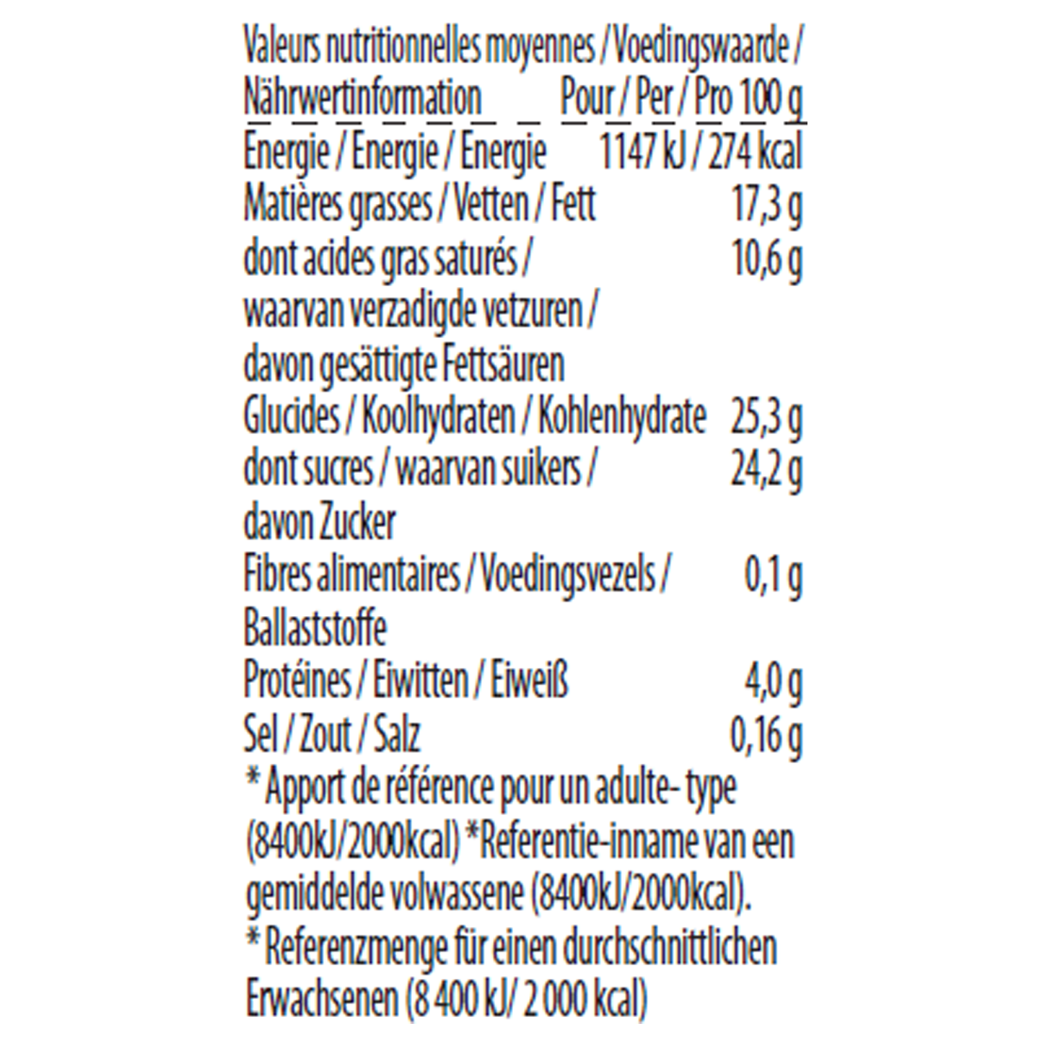 macadamia nut brittle minicup